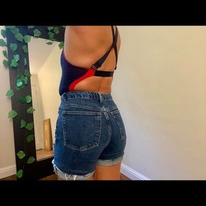 Paris atelier jean shorts